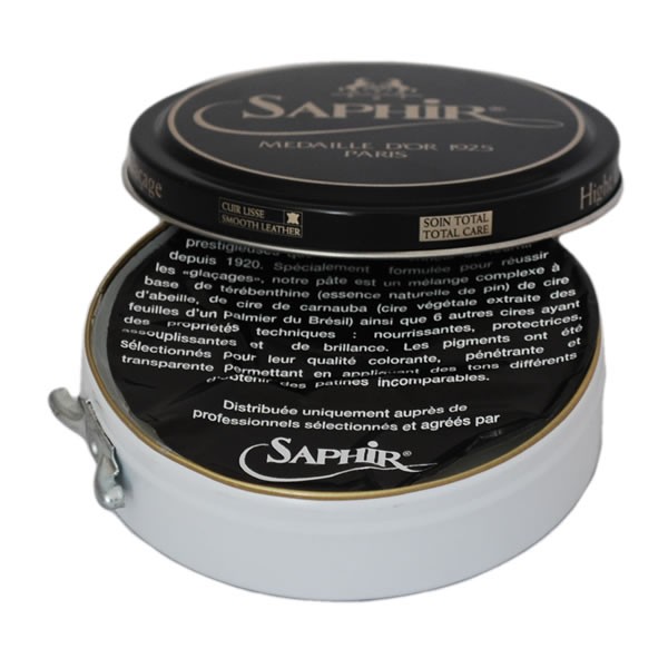 saphir burgundy wax