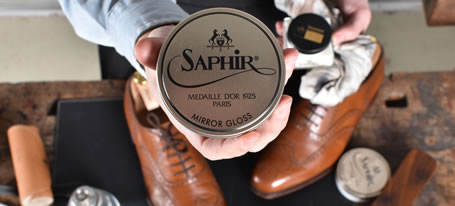 saphir shoe polish mirror gloss