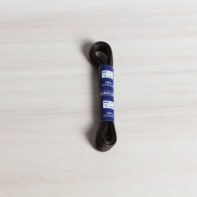 flat waxed shoe laces