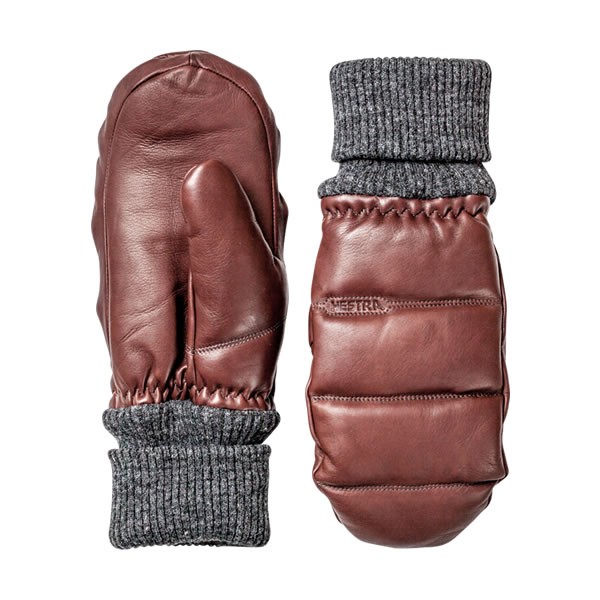 Hestra Gloves Voss Mitt - Brown - Gloves - Lifestyle - The ShoeCare-Shop