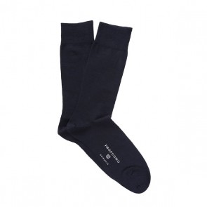 Profuomo Socks Cotton & Wool - Navy