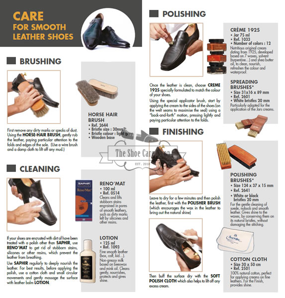 saphir shoe shine kits