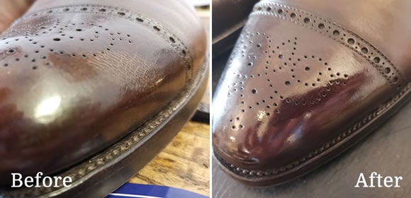 How To Repair Scratched Leather Shoes Shoe Care Guides The Shoecare - Repairing Cat Scratched Leather Shoes How To Repair Scratched Leather Shoes Shoe Care Guides The Shoecare - Repairing Cat Scratched Leather Shoes